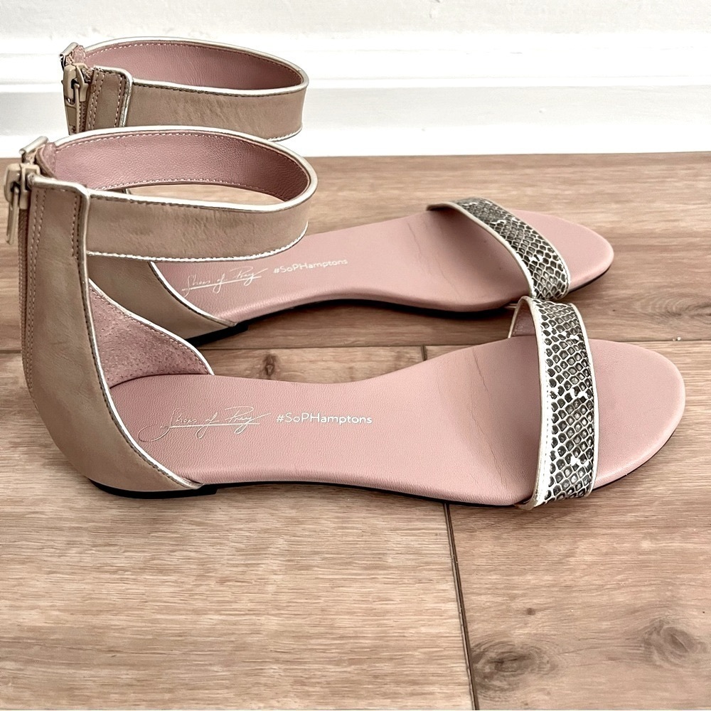 Shoes of Prey Ankle Strap Flat Sandals